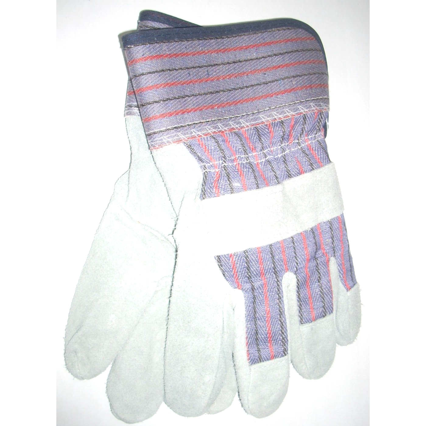 Leather Palm Work Gloves Canvas Back Large