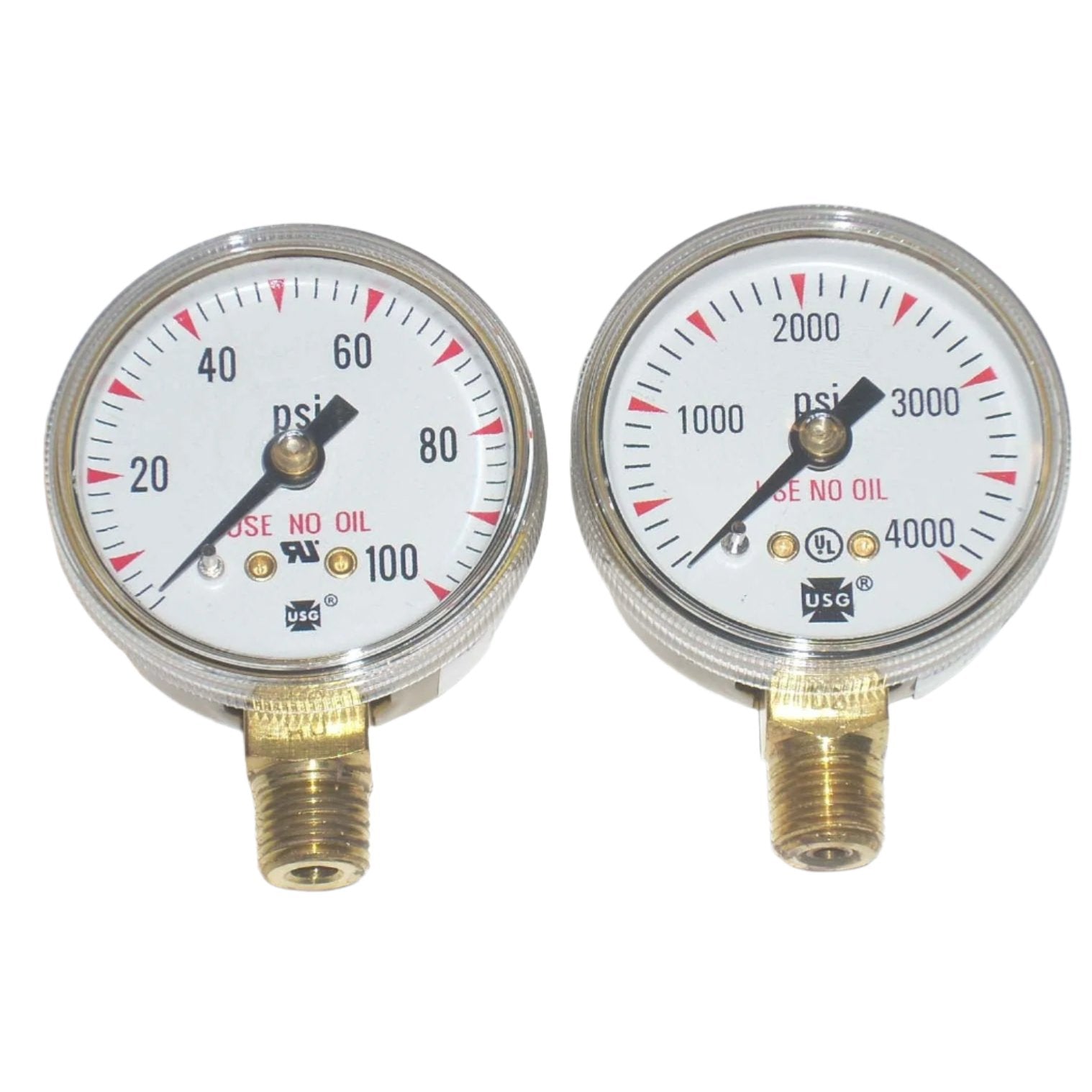 1 1/2x200 Oxygen Gauge | Oxygen Regulator Gauge – ATL Welding Supply