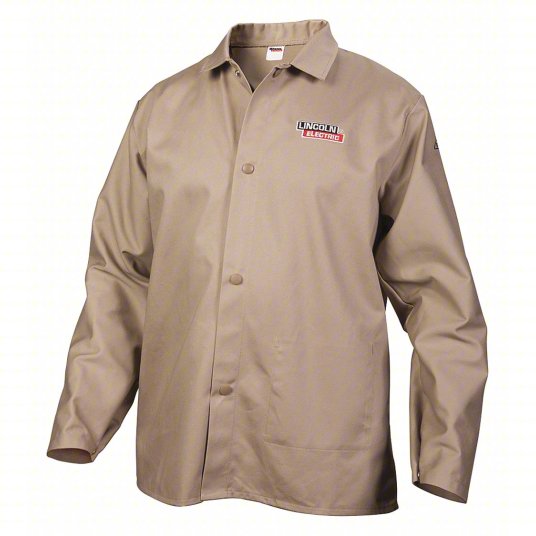 Lincoln Electric KH840L Khaki FR Welding Jacket Large