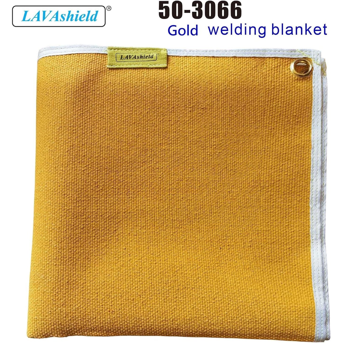 Weldas 50-3066 Welding Blanket 30 oz 6' X 6' Gold Fiberglass Heavy Duty