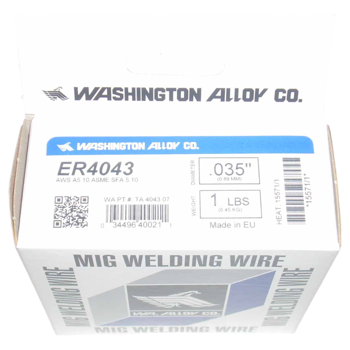 Washington Alloy 4043 Aluminum Mig Wire .035 1 lb – ATL Welding Supply