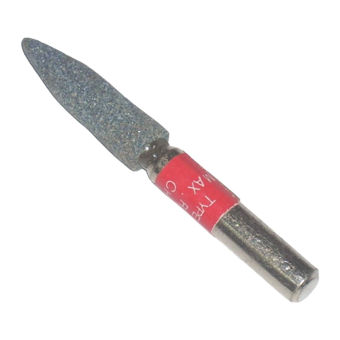 Marquette 1/4 x 1 1/16 x 1/4 Mounted Point Grinding Stone