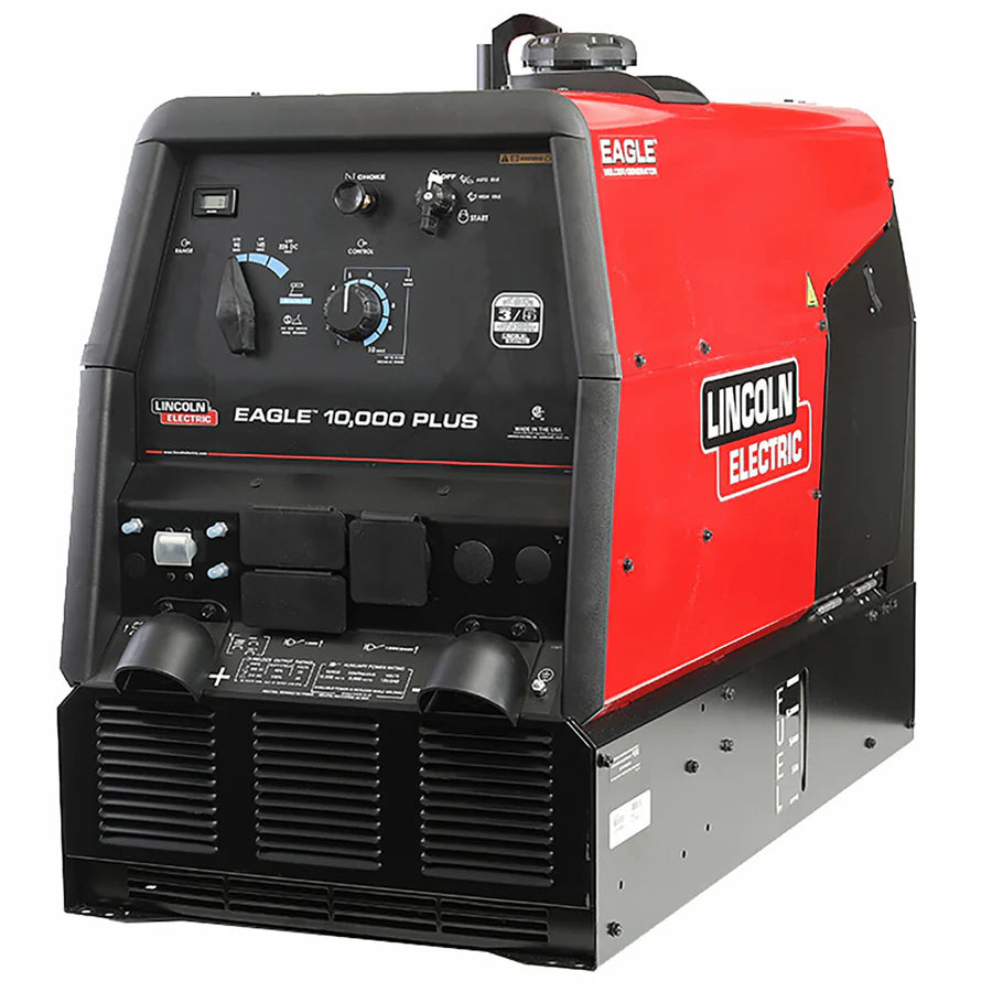 Lincoln Eagle 10,000 Plus Engine Driven Welder w/ Cover & Helmet Reconditioned