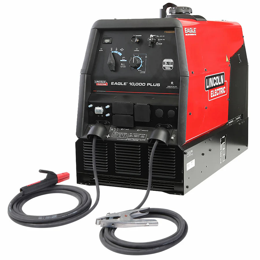 Lincoln Eagle 10,000 Plus Engine Driven Welder w/ Cover & Helmet