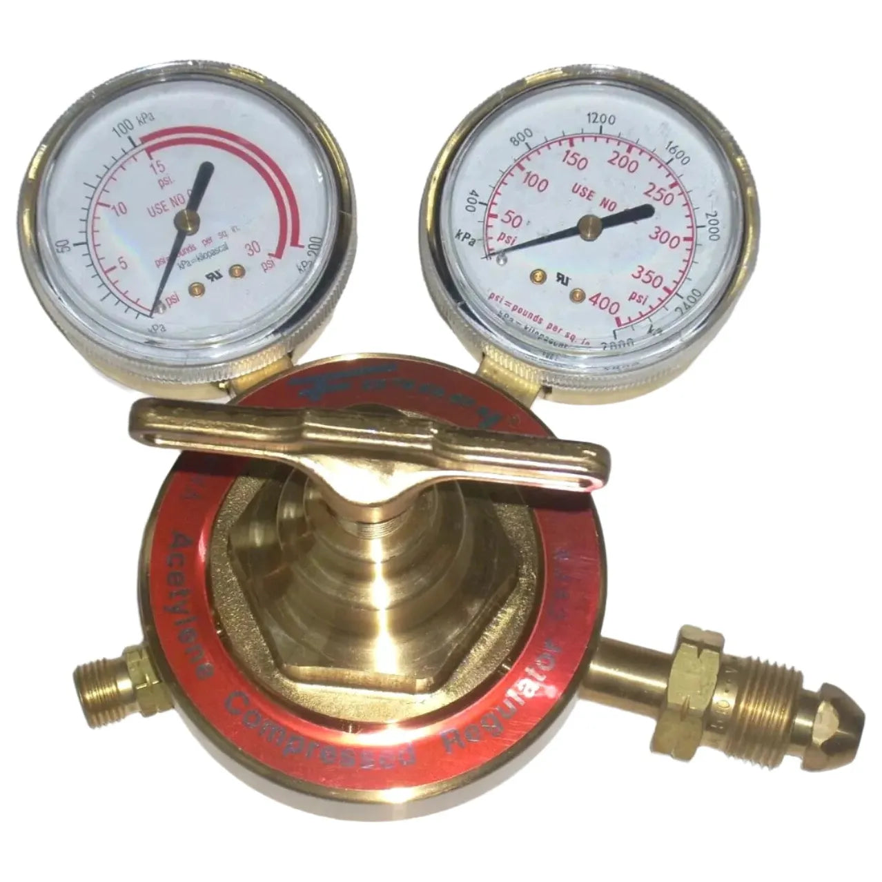 Forney 450 Oxygen Acetylene Regulator Set Heavy Duty w 2 1/2" Gauges