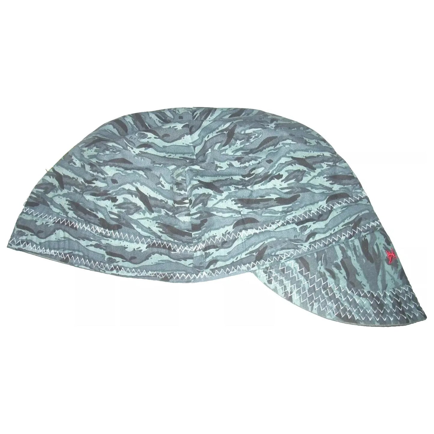 Weldas Welding Cap Gray Black Camoflage Size 7 1/2