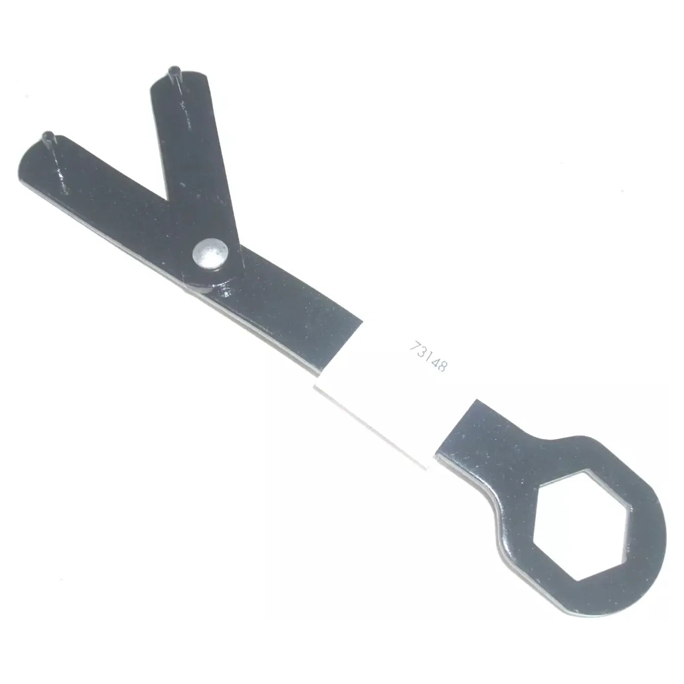 Forney Steel Spanner Wrench for Grinders Adjustable Spanner w 5/8-11 Hex Wrench