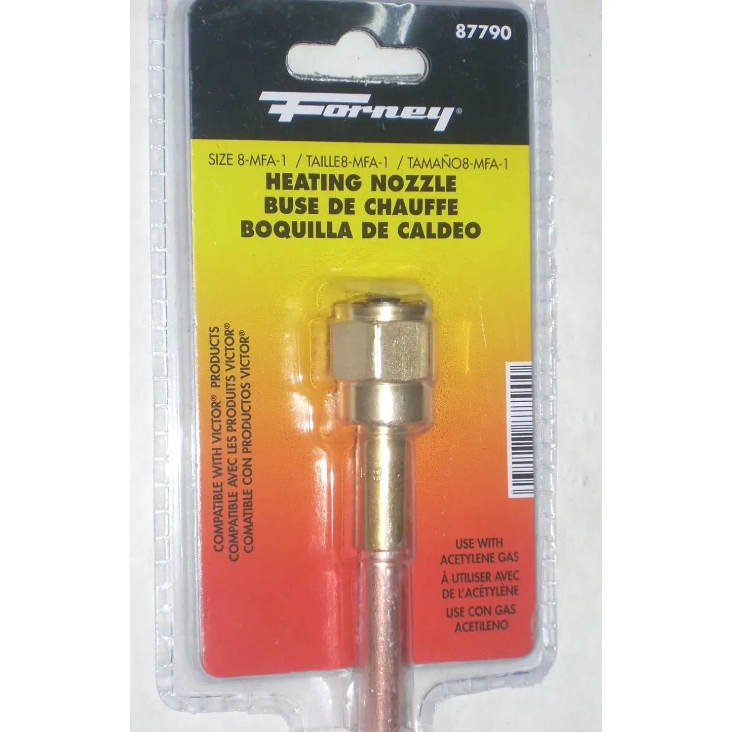 Victor style Heating Tip 8-MFA-1 Acetylene Rosebud