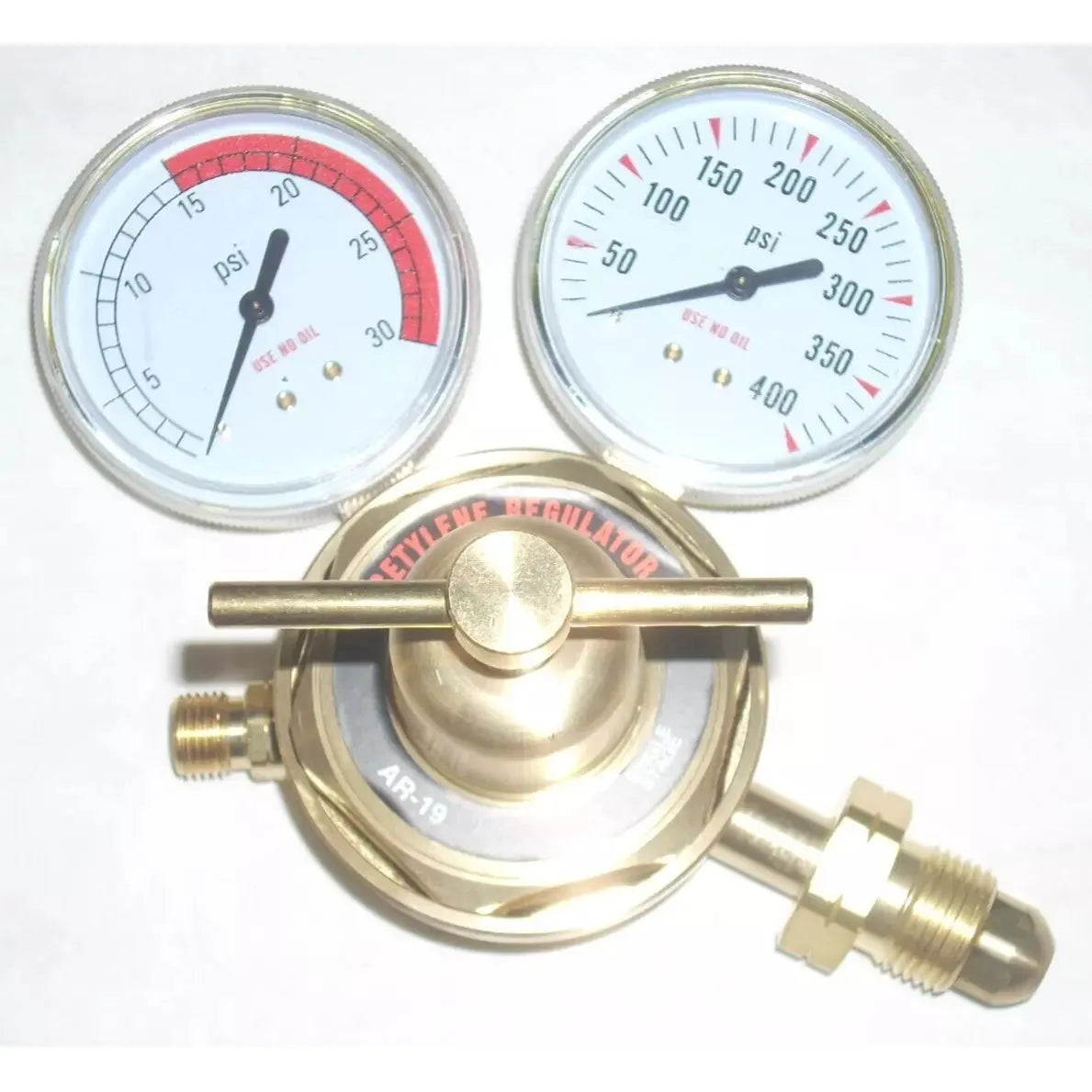 Oxygen Acetylene Regulator Set 2 1/2" Gauges